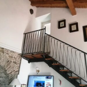 scala in ferro battuto